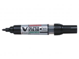 V-Super Color Sa zamenjivim uloškom - Marker - Crna boja - Begreen - Srednji Okrugli Vrh