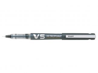Hi-Tecpoint V5 Refillable - Roler sa tečnom tintom - Crna boja - Begreen - Tanki Vrh