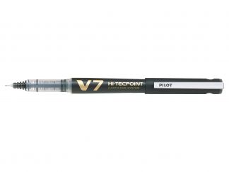 Hi-Tecpoint V7 Refillable - Roler sa tečnom tintom - Crna boja - Begreen - Srednji Vrh