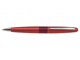 Pilot MR Retro Pop Collection - Hemijska olovka - Metalik Crvena sa Talasastim Prstenom - Srednji Vrh - Hemijska olovka